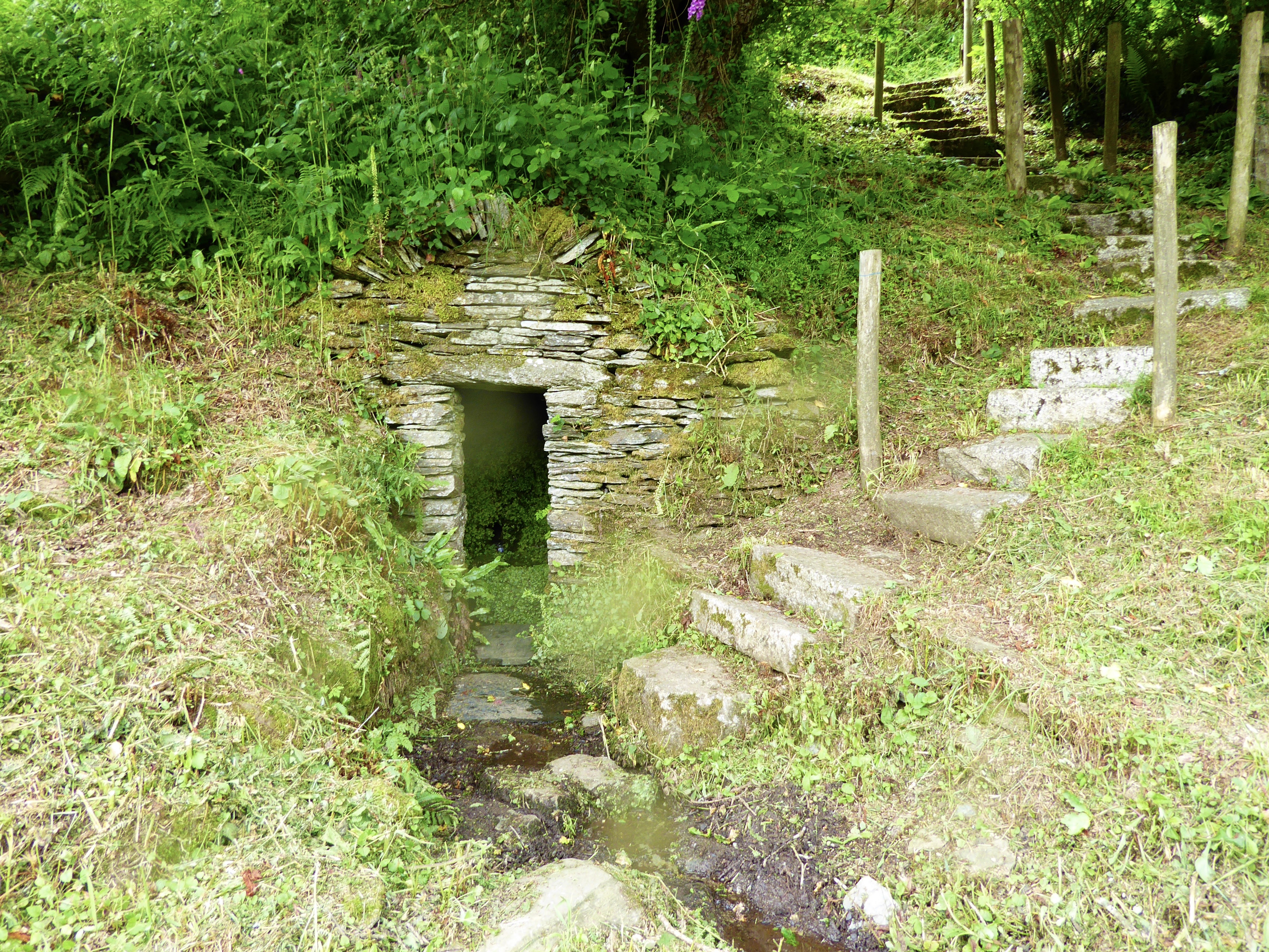 St non well and steps