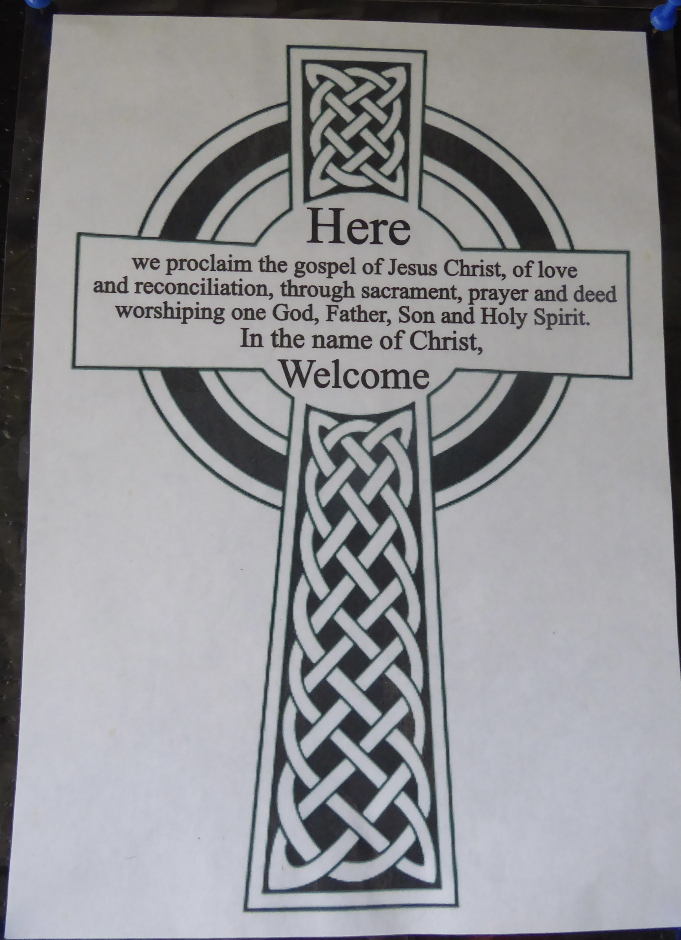 Altarnun church welcome