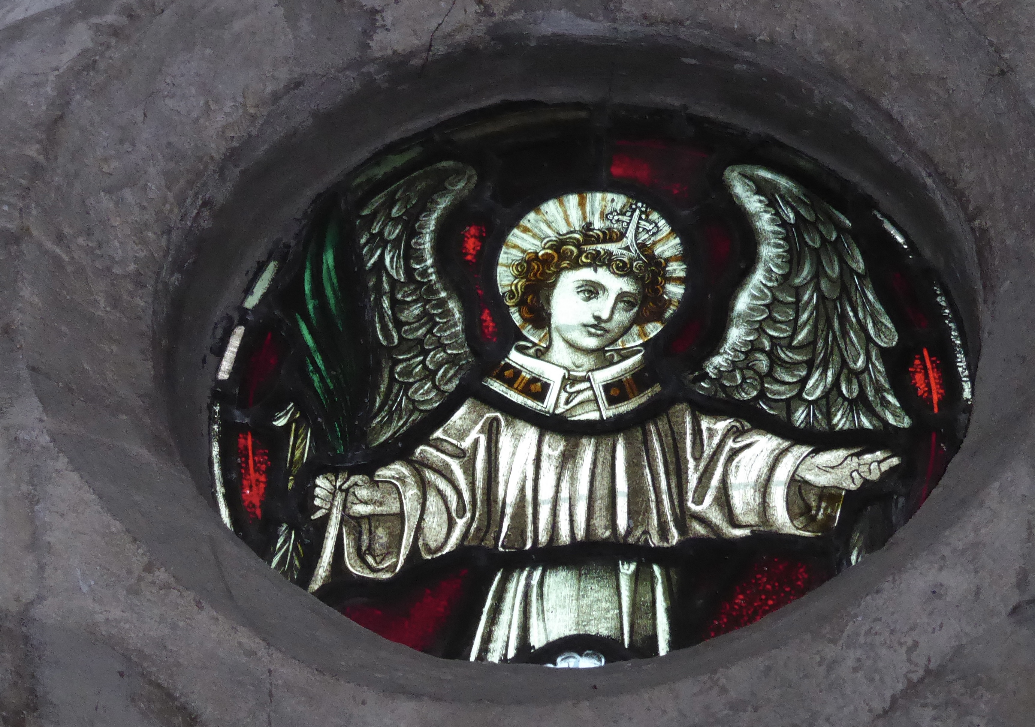 Llantwit Major angel window