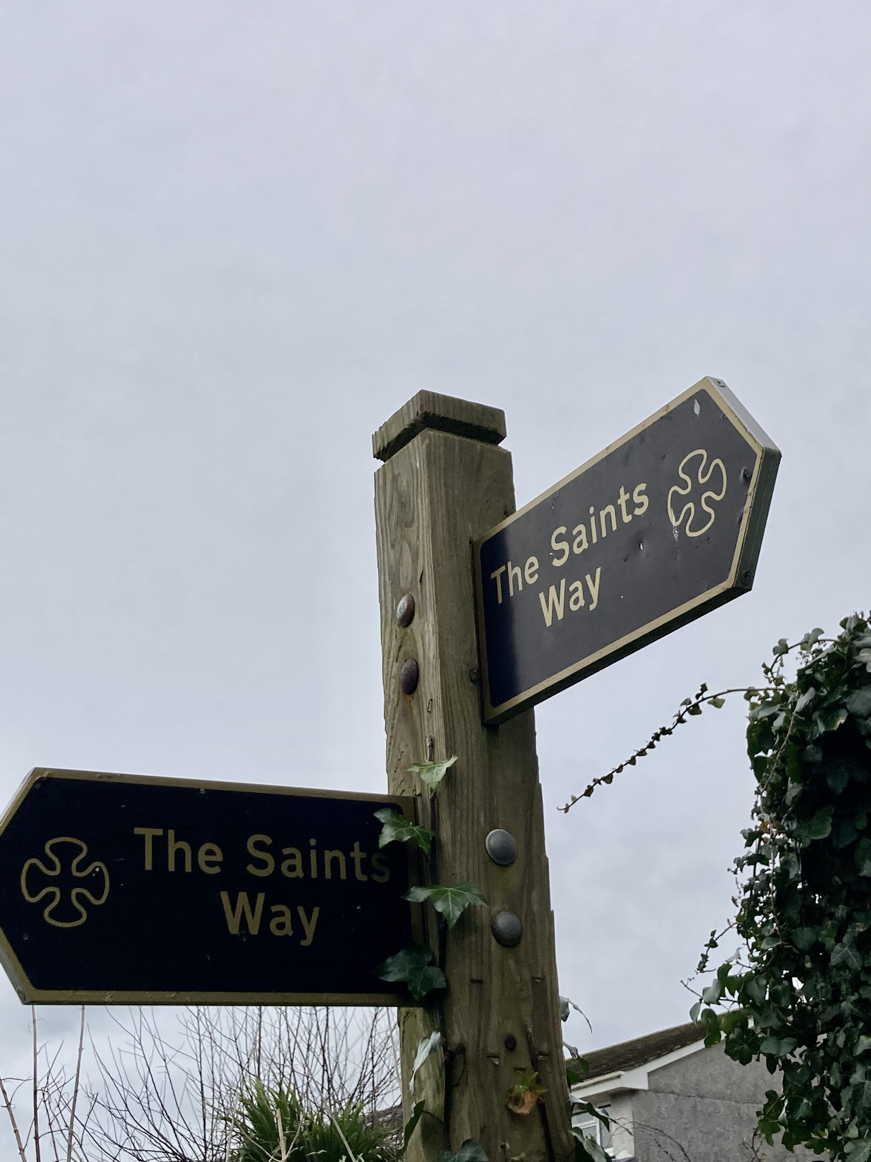 Saints way sign