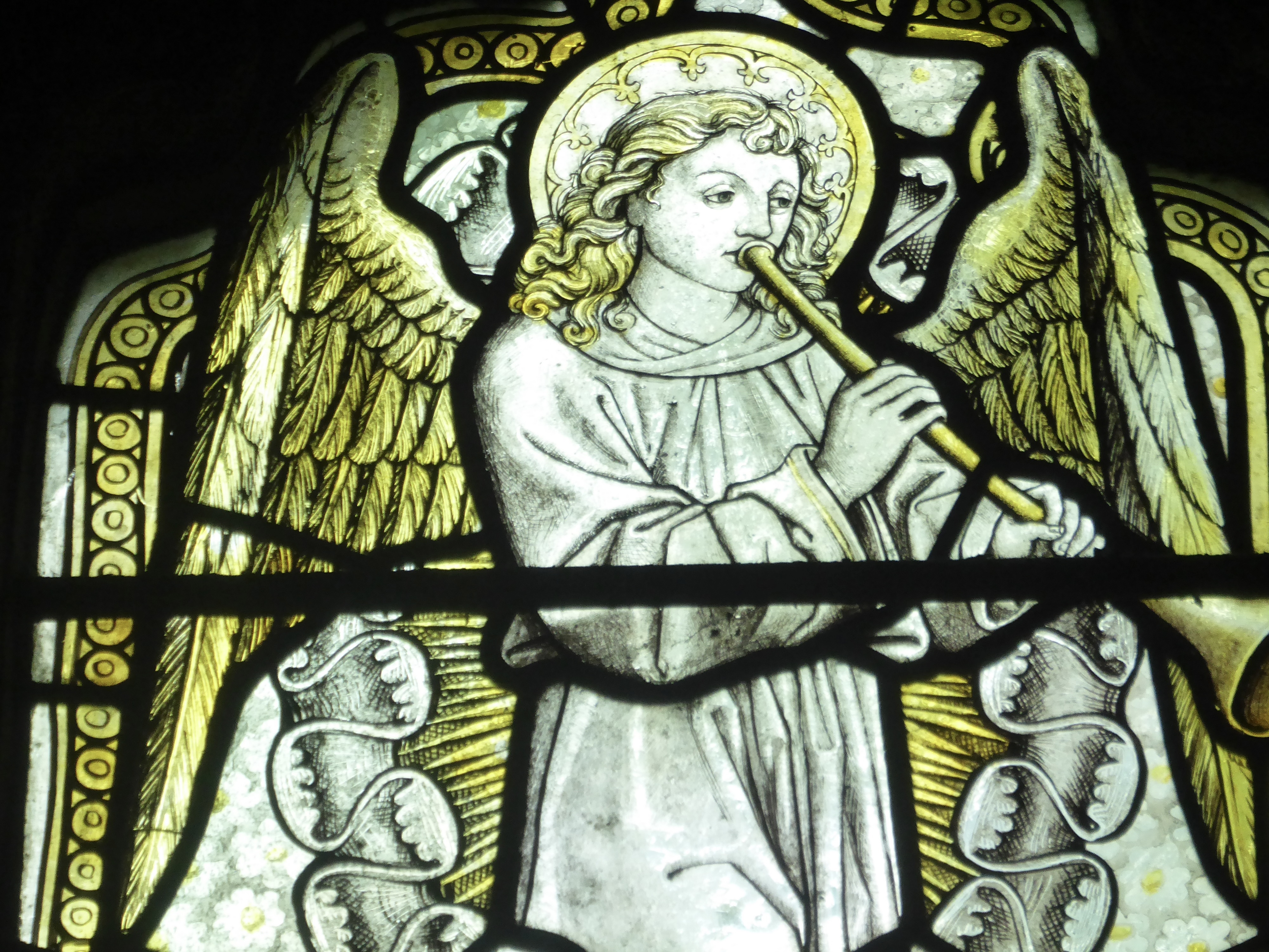 Braddock church glass