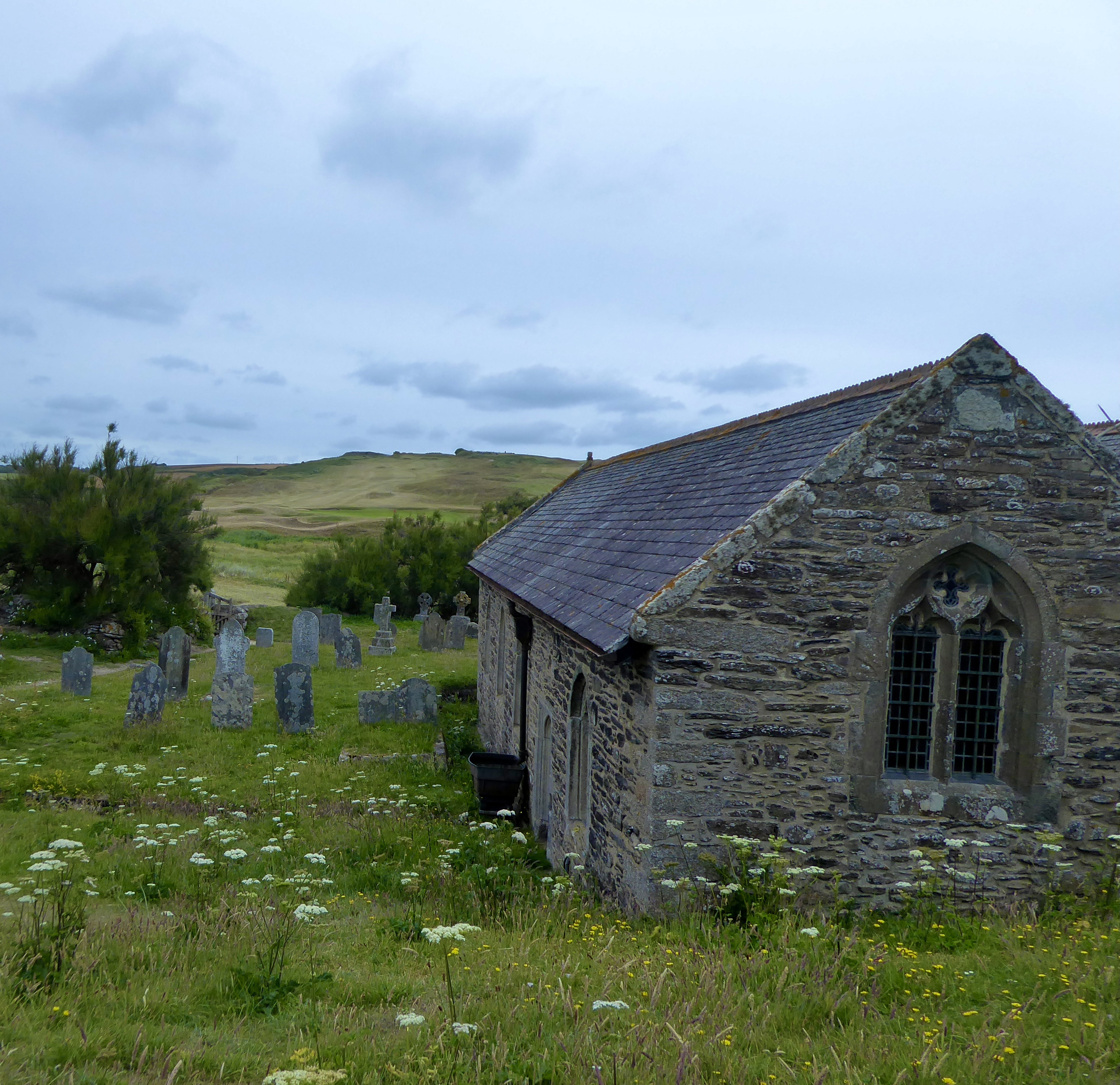 Gunwalloe church