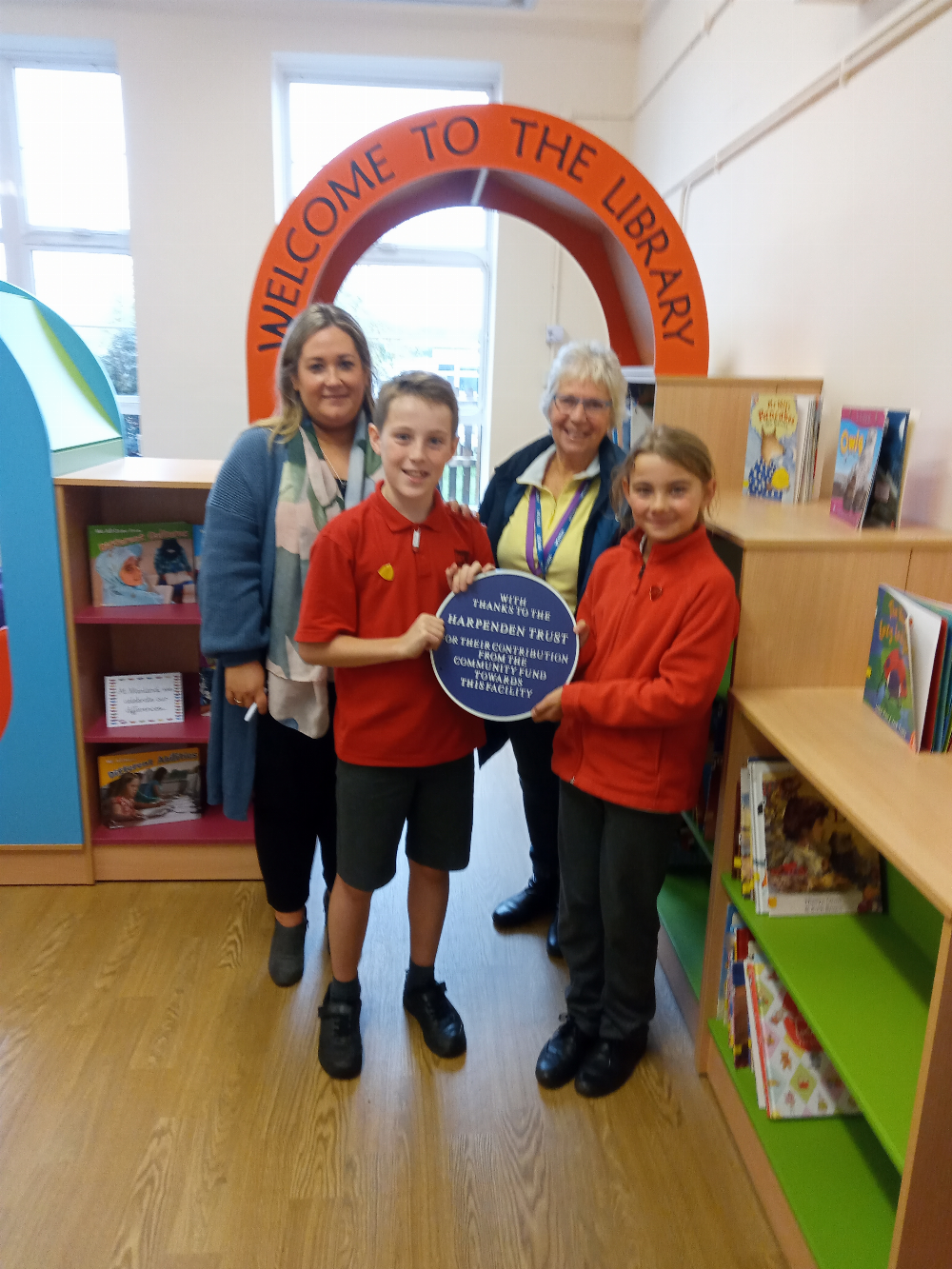 Community Fund Helps With A New Library For Manland Primary School 