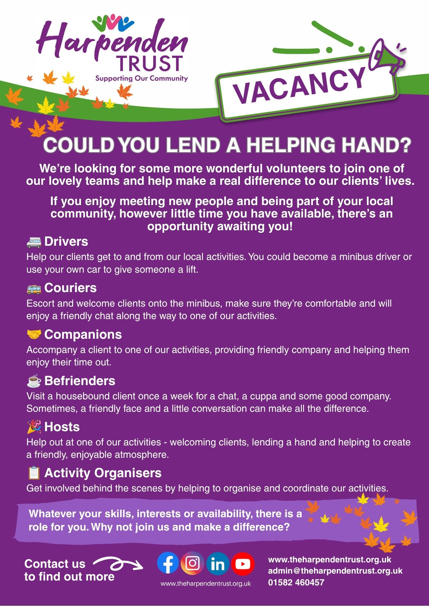Ad - Could you lend a hand - Oct 2026